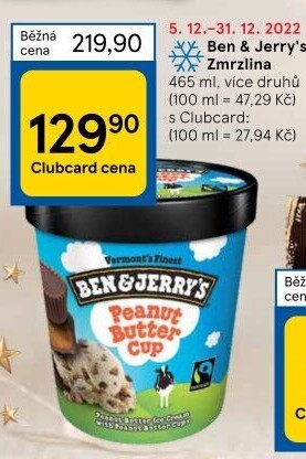 Zmrzlina v kelímku Ben&amp
