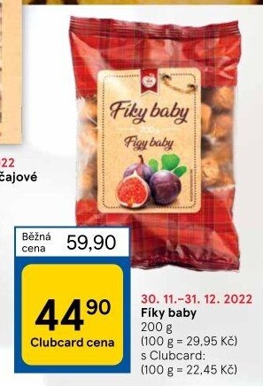 Baby fíky sušené IBK trade