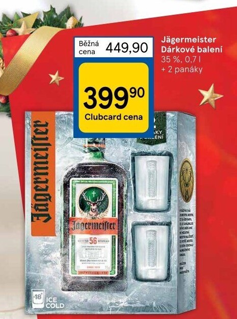 Bylinný likér Jägermeister - dárkové balení