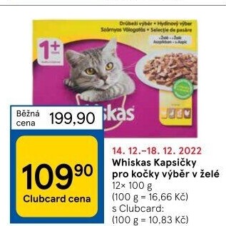 Kapsičky pro kočky Whiskas