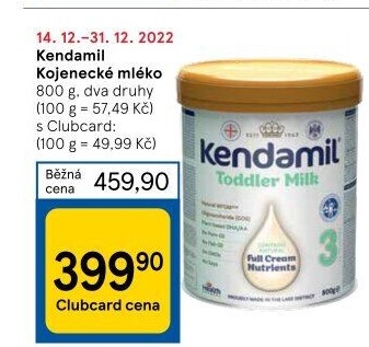 Kojenecká výživa Kendamil