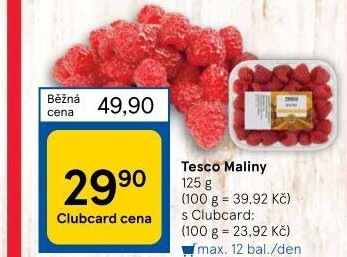 Maliny Tesco