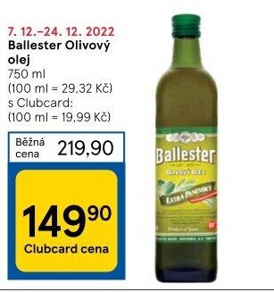 Olivový olej Ballester