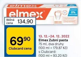 Pasty na zuby Elmex