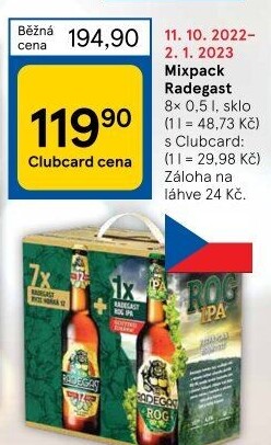 Pivo Mixpack Radegast