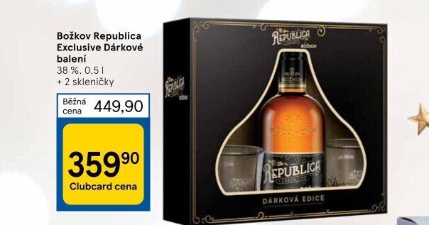 Rum Republica Exclusive Božkov - dárkové balení