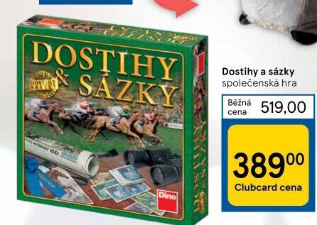 Stolní hra Dostihy a sázky Dino