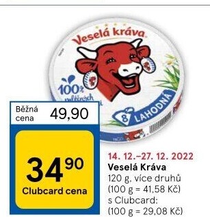 Sýr tavený Veselá kráva