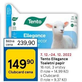 Toaletní papír 3vrstvý Tento