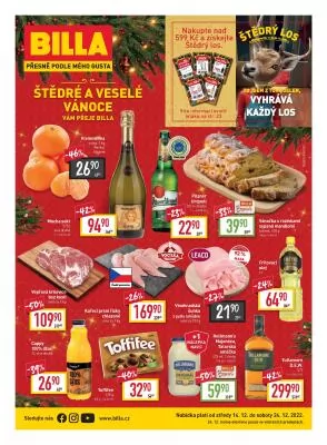 akční leták BILLA 14.12.2022-24.12.2022