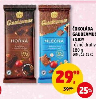 Čokoláda Gaudeamus Enjoy