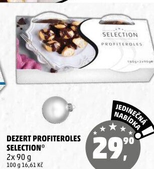 Dezert Profiteroles Selection