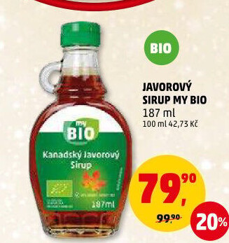 Javorový sirup My BIO