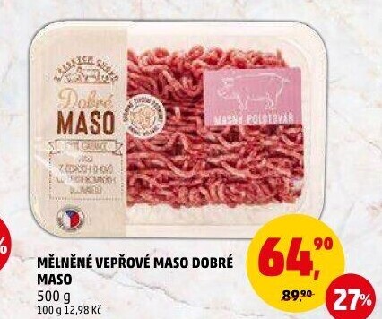 Maso mleté vepřové Dobré maso