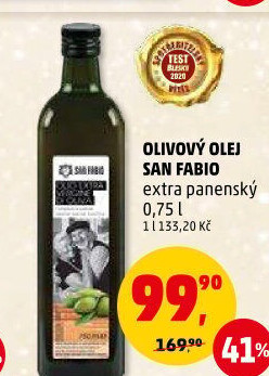 Olivový olej extra panenský San Fabio