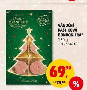 Paštika bonboniéra vánoční Pâté du Chef