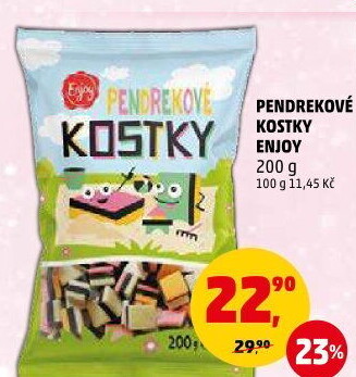 Pendrekové kostky Enjoy