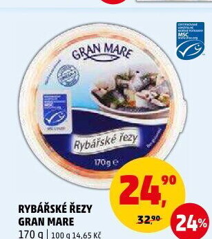 Řezy rybářské Gran Mare