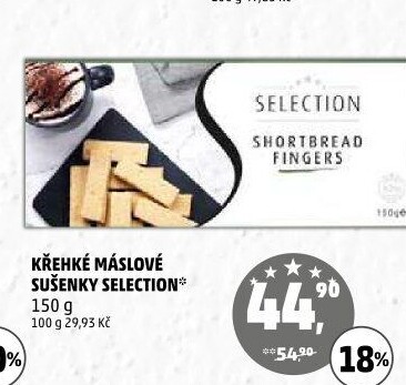 Sušenky máslové Selection