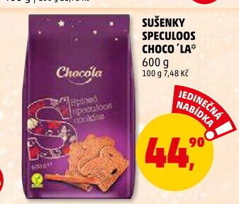 Sušenky Speculoos Choco'