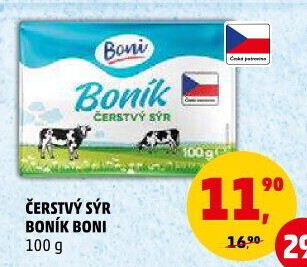 Sýr čerstvý Boník Boni