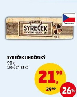 Sýr Syreček Jihočeský Madeta