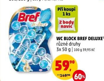WC blok tuhý De Luxe Bref