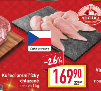 Kuřecí prsní řízky Vocílka