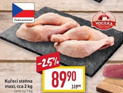 Kuřecí stehna Vocílka