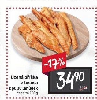 Losos bříška uzená