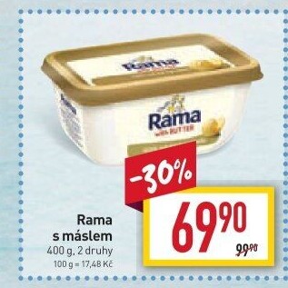 Margarín s máslem Rama