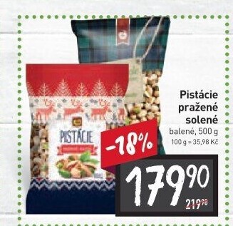 Pražené pistácie IBK Trade