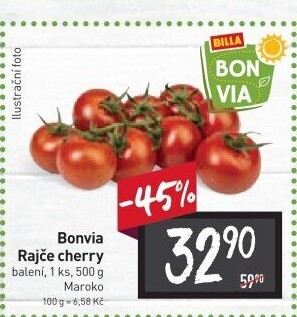 Rajčata cherry Billa Bonvia