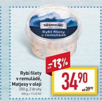 Rybí filety v remuládě Varmuža