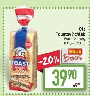 Toustový chléb Ölz