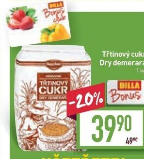 Třtinový cukr Dry Demerara HappyHome