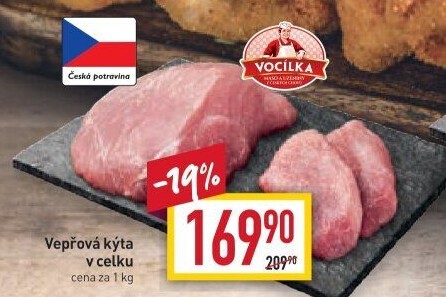 Vepřová kýta Vocílka