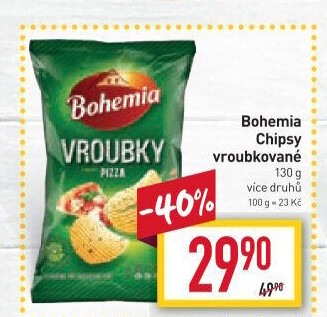 Chipsy vroubkované Bohemia Chips