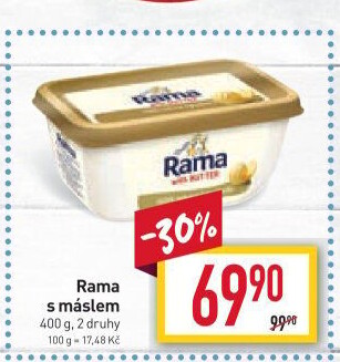 Margarín s máslem Rama