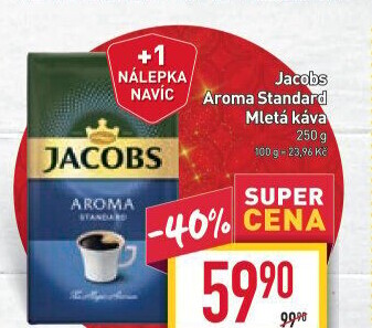 Mletá káva Jacobs Aroma Standard