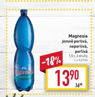 Přírodní voda Magnesia