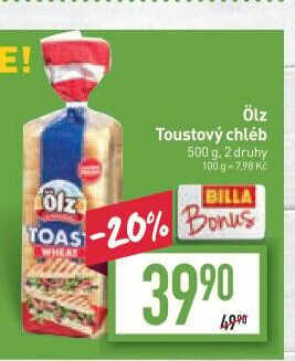Toustový chléb Ölz