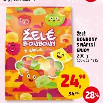 Bonbony želé s náplní Enjoy