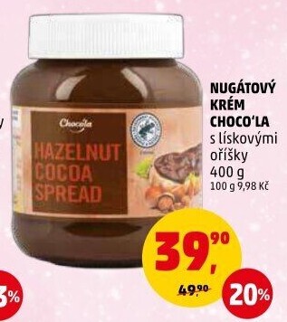 Čokokrém oříškovo-nugátový Choco'