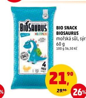 Křupky kukuřičné bez lepku Biosaurus