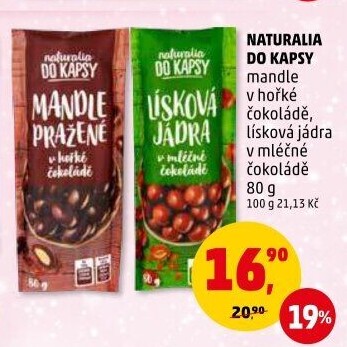 Mandle v čokoládě Naturalia