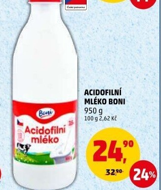 Mléko acidofilní Boni