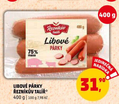 Párky libové Řezníkův talíř