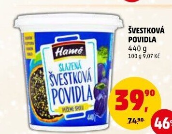 Povidla Hamé