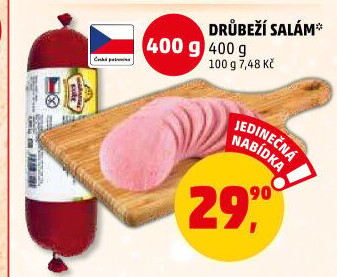 Salám drůbeží Vodňanské kuře